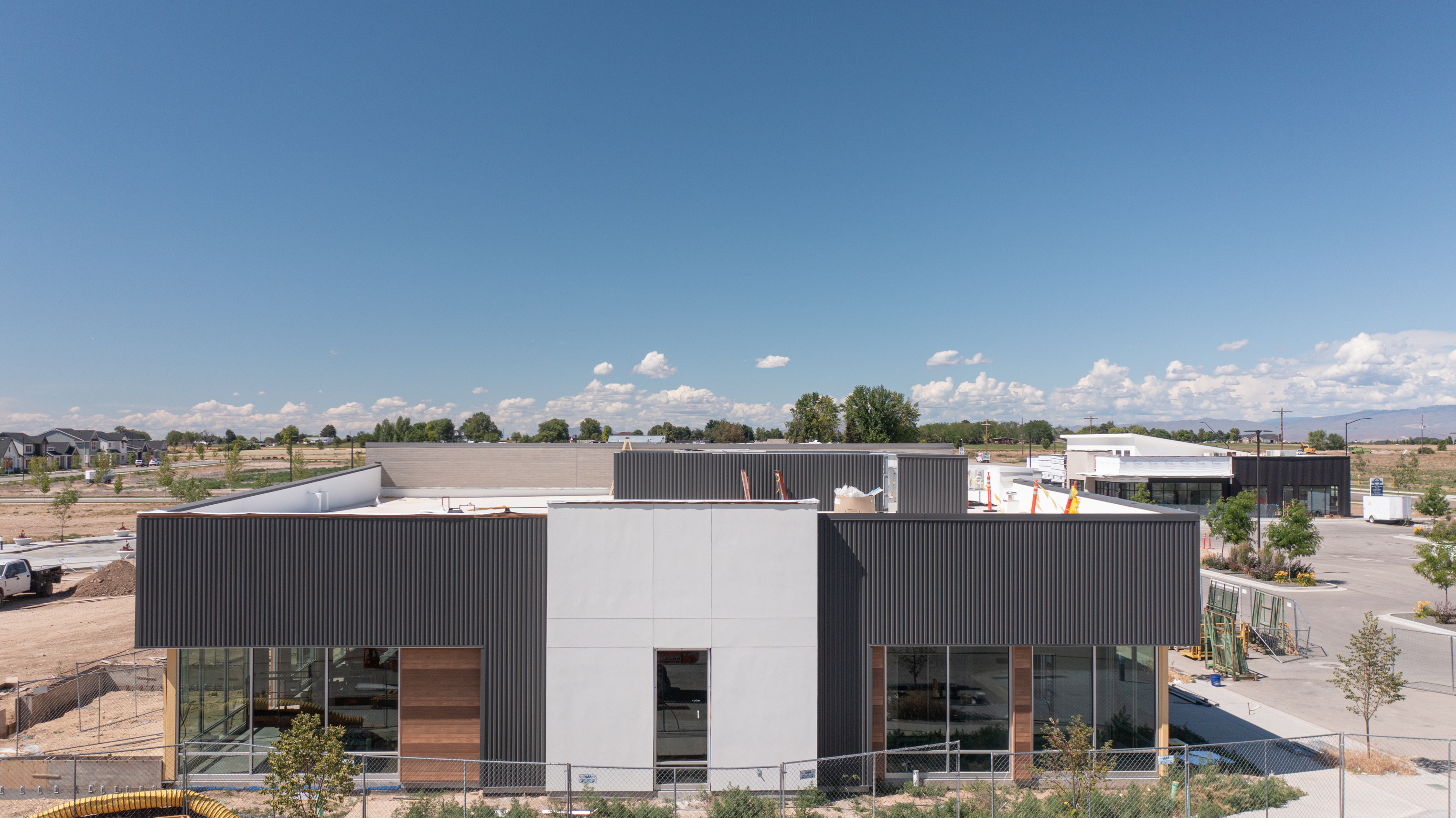 Exterior of Pinnacle building construction