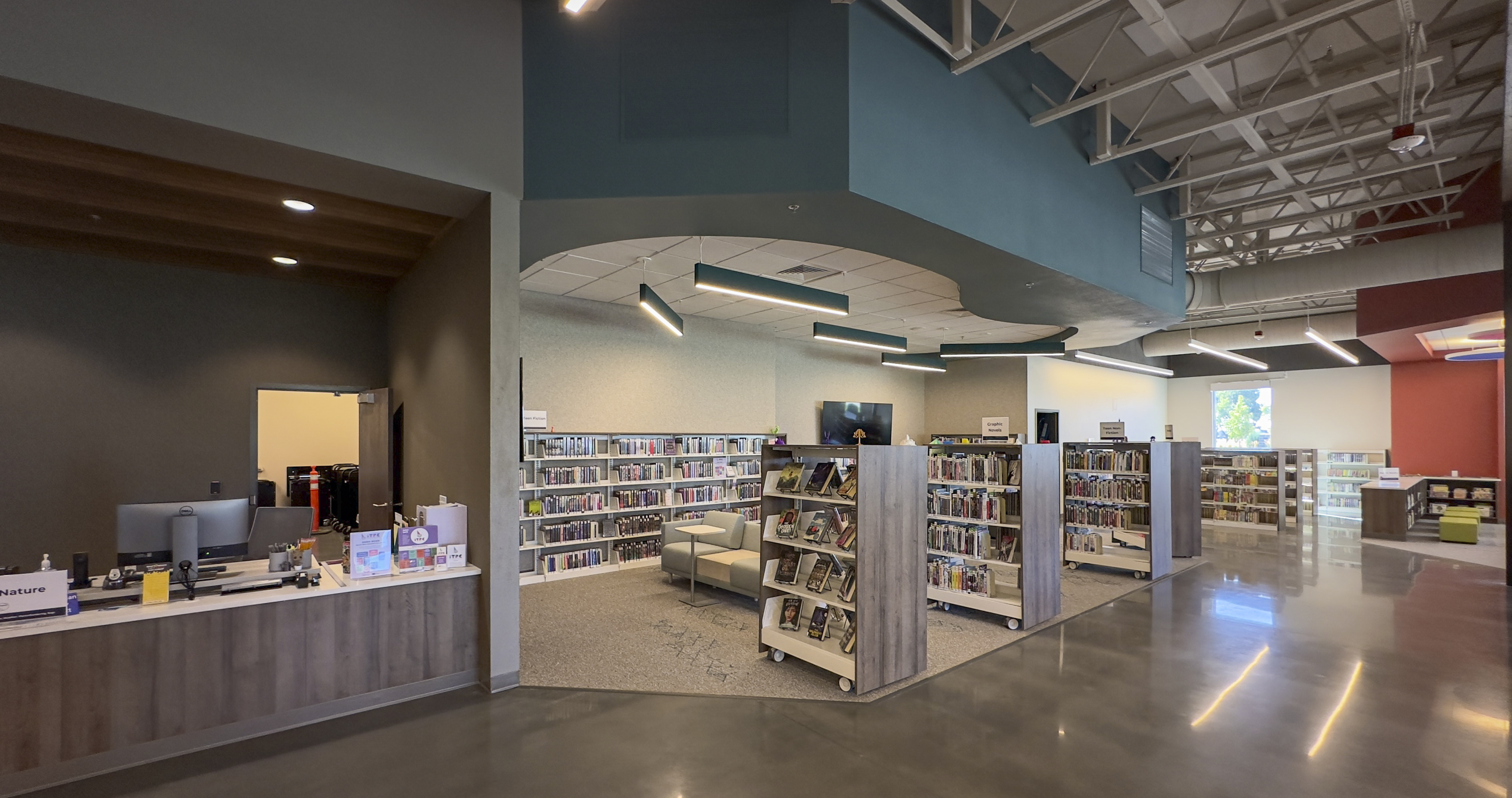 Pinnacle circulation desk