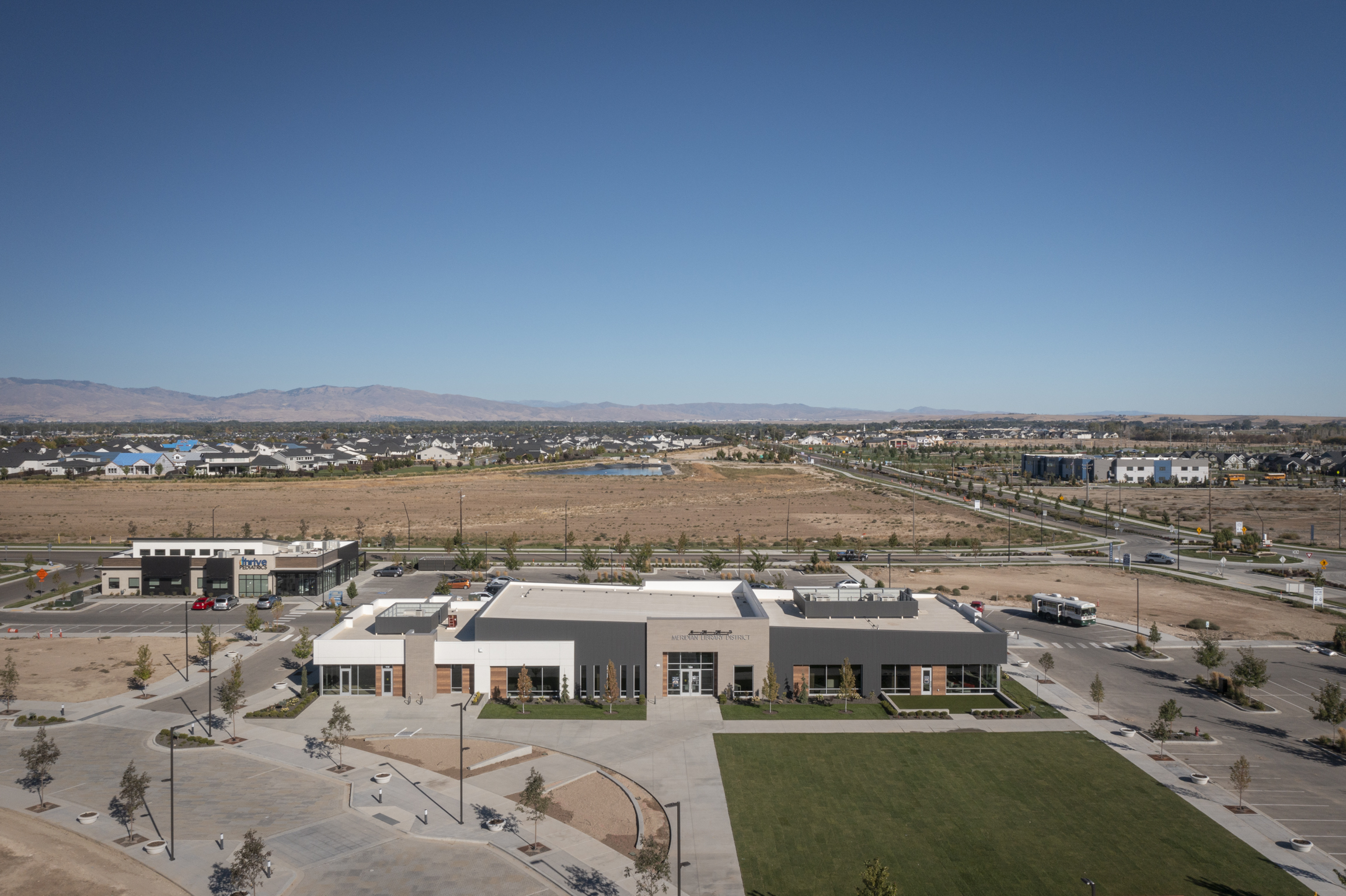 Pinnacle exterior overhead